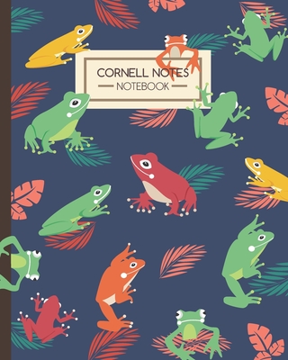 Cornell Notes Notebook: Cute Frogs Cartoon Cover - Cornell Note Taking ...