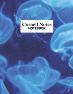 Cornell Notes Notebook: Efficient Note Taking System For College and University Students: Blue Jellyfish