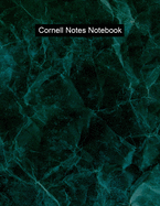 Cornell Notes Notebook: Green Abstract Cornell Notebook for College, University, High School, Business or Research Notes-8.5x11-110 Pages-Efficient Way to Use Cornell Method Note Taking System