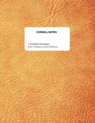 Cornell Notes: Research and Planning Notebook (Tan Cover) - Dreambigga