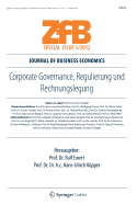 Corporate Governance, Regulierung und Rechnungslegung 2013