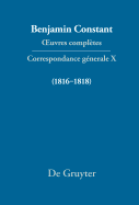 Correspondance Gnrale 1816-1818