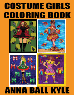 Costume Girls Coloring Book