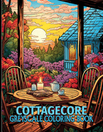 Cottagecore: Cozy Cottagecore Grayscale Coloring Pages For Color & Relaxation