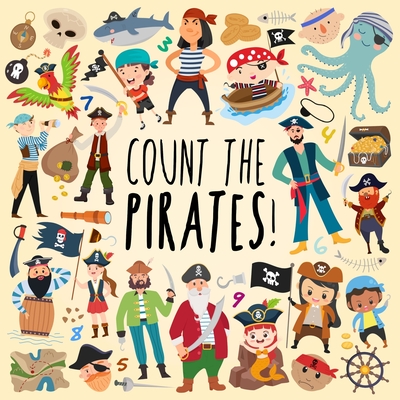 Count the Pirates!: A Fun Picture Puzzle Book for 3-5 Year Olds - Books, Webber