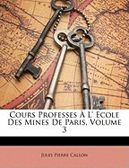 Cours Professes  L' Ecole Des Mines de Paris, Volume 3