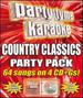 Party Tyme Karaoke-Country Classics Party Pack (64-Song Party Pack)[4 Cd]