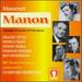Massenet: Manon (Highlights From the 1939 Broadcast)