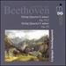 Beethoven: String Quartet E minor, Op. 59/2; String Quartet F minor, Op. 95