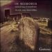 In Memoria-Medieval Songs of Remembrance