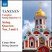 Taneyev: String Quartets Nos. 2 & 4