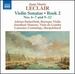 Jean-Marie Leclair: Violin Sonatas, Book 2 Nos. 6-7 and 9-12