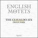 English Motets [the Gesualdo Six; Owain Park] [Hyperion: Cda68256]