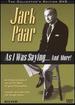 Jack Paar: as I Was Saying & More [Vhs]