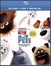 The Secret Life of Pets (Blu Ray + Dvd Movie) New Illumination One First New + Slipcover