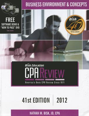CPA Comprehensive Exam Review: Business Environment & Concepts - Bisk, Nathan M, JD, CPA