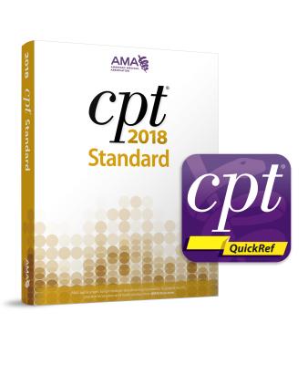 CPT 2018 Standard Codebook and CPT Quickref App Package - American Medical Association