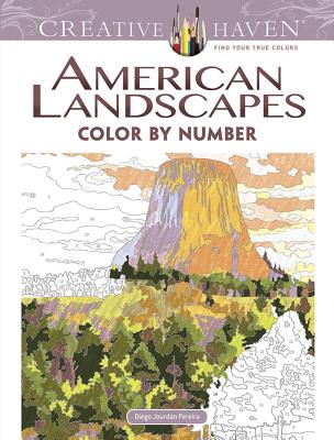 Creative Haven American Landscapes Color by Number Coloring Book - Pereira, Diego Jourdan