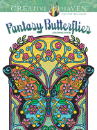 Creative Haven Fantasy Butterflies Coloring Book