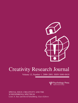 Creativity in the Schizophrenia Spectrum: A Special Issue of the Creativity Research Journal - Sass, Louis A (Editor), and Schuldberg, David (Editor)