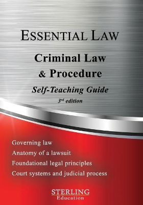 Criminal Law & Procedure: Essential Law Self-Teaching Guide - Education, Sterling