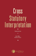 Cross: Statutory Interpretation