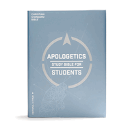 CSB Apologetics Study Bible for Students, Hardcover: Black Letter, Teens, Study Notes and Commentary, Ribbon Marker, Sewn Binding, Easy-To-Read Bible Serif Type