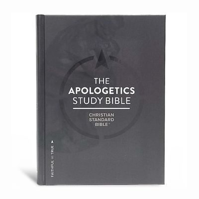 CSB Apologetics Study Bible, Hardcover: Black Letter, Defend Your Faith, Study Notes and Commentary, Ribbon Marker, Sewn Binding, Easy-To-Read Bible Serif Type - Csb Bibles by Holman