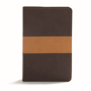 CSB Disciple's Study Bible, Brown/Tan Leathertouch: Black Letter, Reading Plan, Robby Gallaty, Study Notes and Commentary, Ribbon Marker, Sewn Binding, Easy-To-Read Bible Serif Type