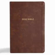 CSB Grace Bible, Brown Leathertouch (Dyslexia Friendly)