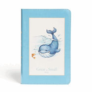 CSB Great and Small Bible, Blue Leathertouch: A Keepsake Bible for Babies