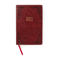 CSB Large Print Personal Size Reference Bible, Burgundy Leathertouch: Holy Bible