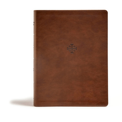 CSB Life Connections Study Bible, Brown Leathertouch, Indexed - Coleman, Lyman, and Csb Bibles by Holman