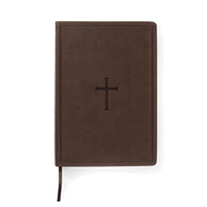 CSB Super Giant Print Reference Bible, Brown Leathertouch, Value Edition
