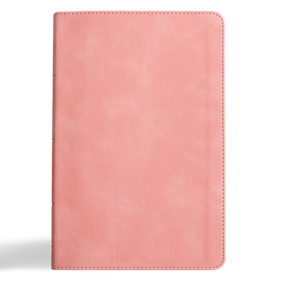 CSB Thinline Bible, Blush Pink Leathertouch - Csb Bibles by Holman