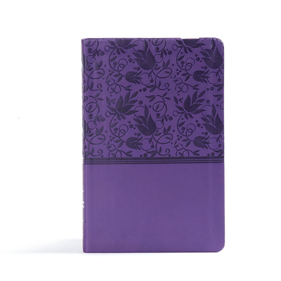 CSB Ultrathin Reference Bible, Purple Leathertouch, Indexed - Csb Bibles by Holman