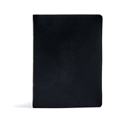 CSB Verse-By-Verse Reference Bible, Holman Handcrafted Collection, Black Premium Goatskin