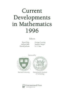 Current Developments In Maths 1996 Vol 2