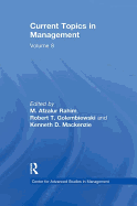 Current Topics in Management: Volume 8