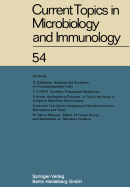 Current Topics in Microbiology and Immunology: Ergebnisse der Mikrobiologie und Immunittsforschung