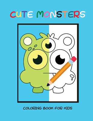 Cute monsters coloring book for kids - Bana[, Dagna