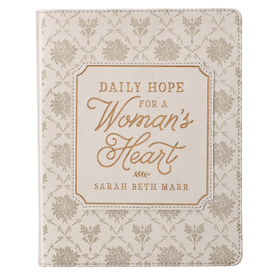 Daily Hope for a Women's Heart Devotional, Faux Leather Flexcover - Christian Art Gifts (Creator)