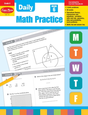Daily Math Practice, Grade 6 Teacher Edition - Evan-Moor Educational Publishers