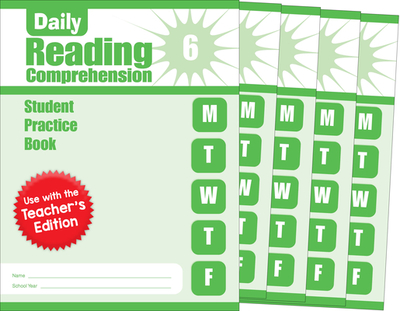 Daily Reading Comprehension, Grade 6 Student Edition Workbook (5-Pack) - Evan-Moor Corporation