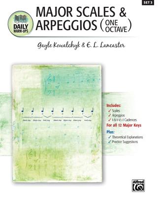 Daily Warm-Ups, Bk 3: Major Scales & Arpeggios (One Octave) - Kowalchyk, Gayle, and Lancaster, E L