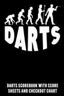 Darts: Darts Scorebook with Score Sheets and Checkout Chart