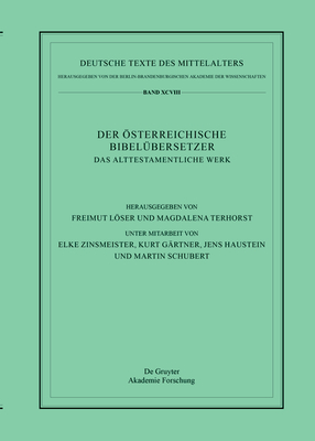 Das Alttestamentliche Werk - Lser, Freimut (Editor), and Terhorst, Magdalena (Editor), and Zinsmeister, Elke (Contributions by)