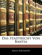 Das Stadtrecht Von Bantia