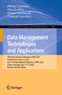 Data Management Technologies and Applications: 10th International Conference, DATA 2021, Virtual Event, July 6-8, 2021, and 11th International Conference, DATA 2022, Lisbon, Portugal, July 11-13, 2022, Revised Selected Papers