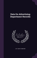 Data on Advertising Department Records